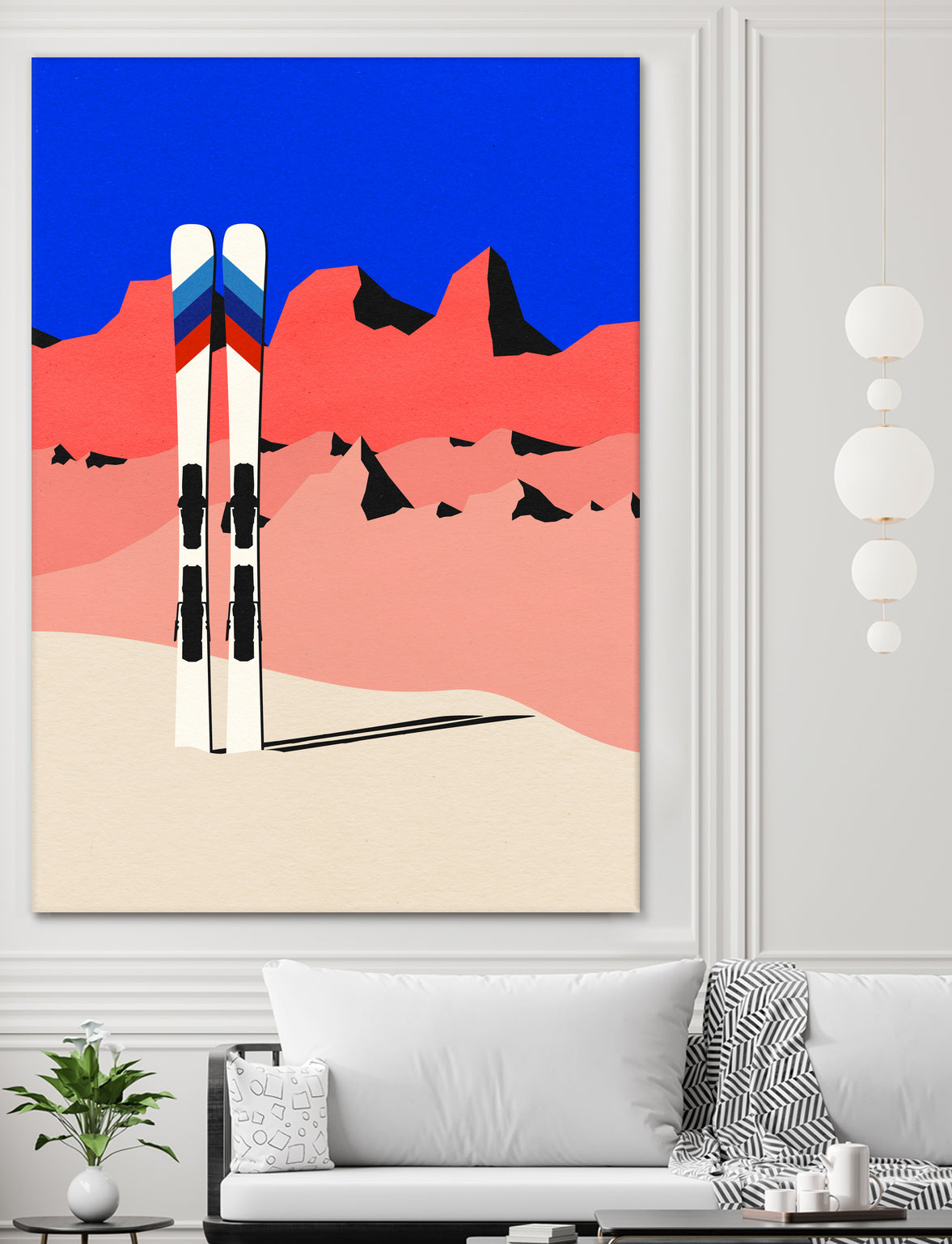 Ski Alpin by Rosi Feist on GIANT ART - nature and landscapes painting