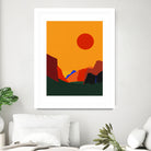 Yosemite Valley 23 by Rosi Feist on GIANT ART - illustration orange