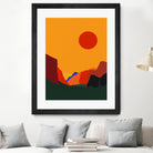 Yosemite Valley 23 by Rosi Feist on GIANT ART - illustration orange