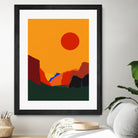 Yosemite Valley 23 by Rosi Feist on GIANT ART - illustration orange