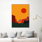 Yosemite Valley 23 by Rosi Feist on GIANT ART - illustration orange