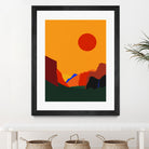 Yosemite Valley 23 by Rosi Feist on GIANT ART - illustration orange