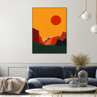 Yosemite Valley 23 by Rosi Feist on GIANT ART - illustration orange