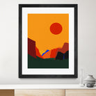 Yosemite Valley 23 by Rosi Feist on GIANT ART - illustration orange