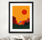 Yosemite Valley 23 by Rosi Feist on GIANT ART - illustration orange