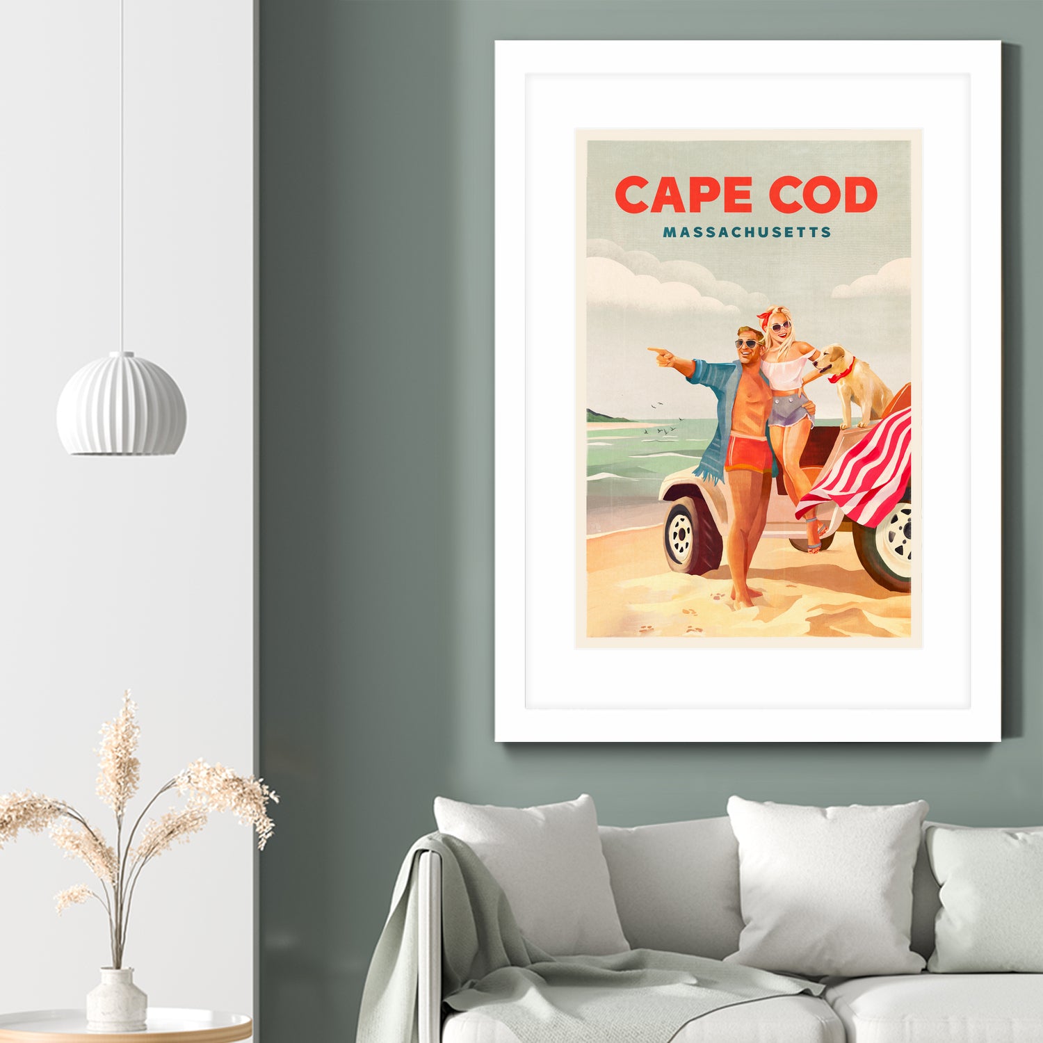 Cape Cod Massachusetts Summer Beach Art by The Whiskey Ginger on GIANT ART - figurative blonde