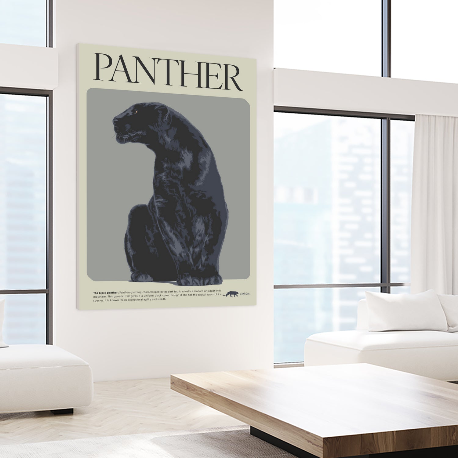 PANTHER by Cranio Dsgn / on GIANT ART - animals pets