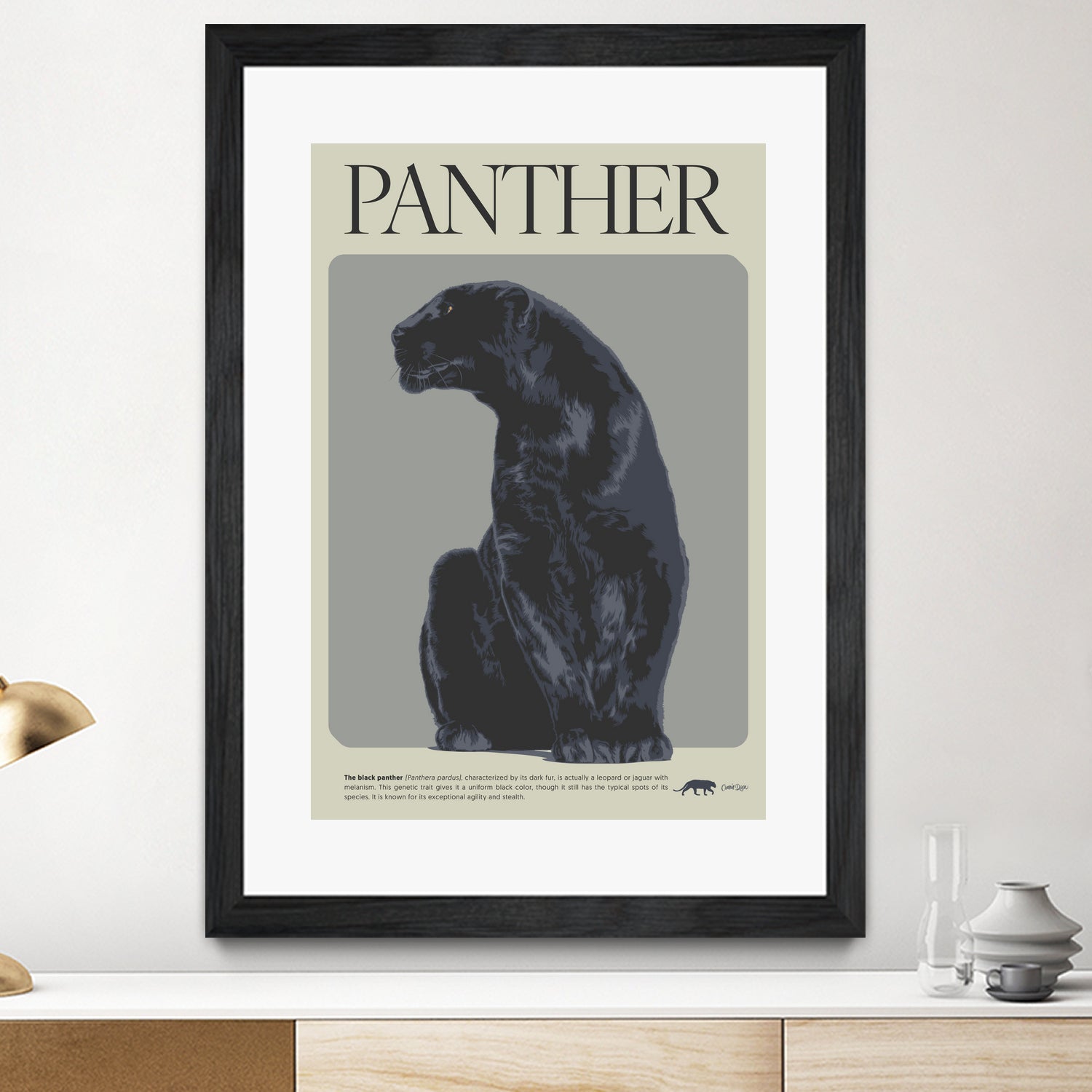 PANTHER by Cranio Dsgn / on GIANT ART - animals pets