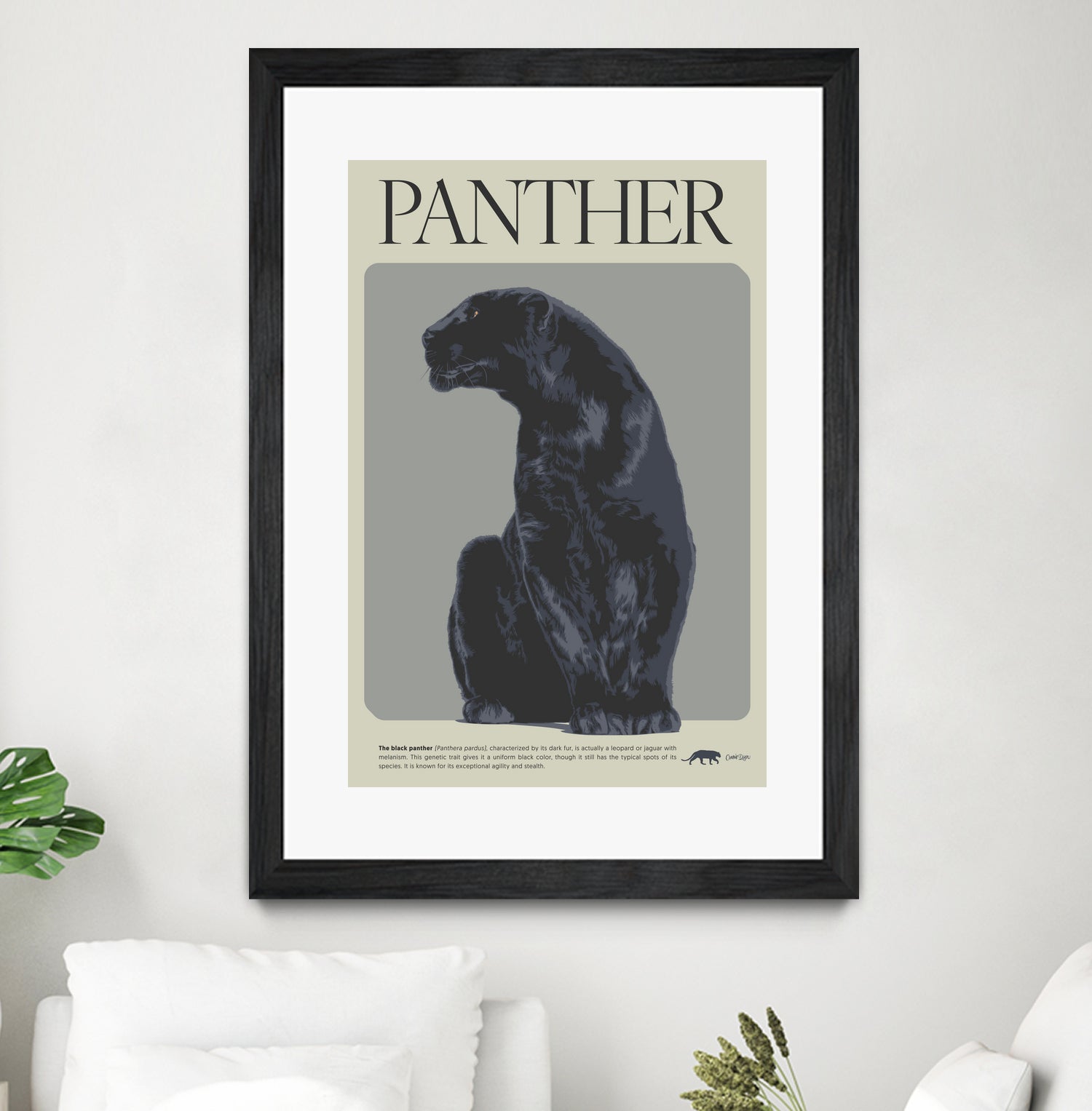 PANTHER by Cranio Dsgn / on GIANT ART - animals pets