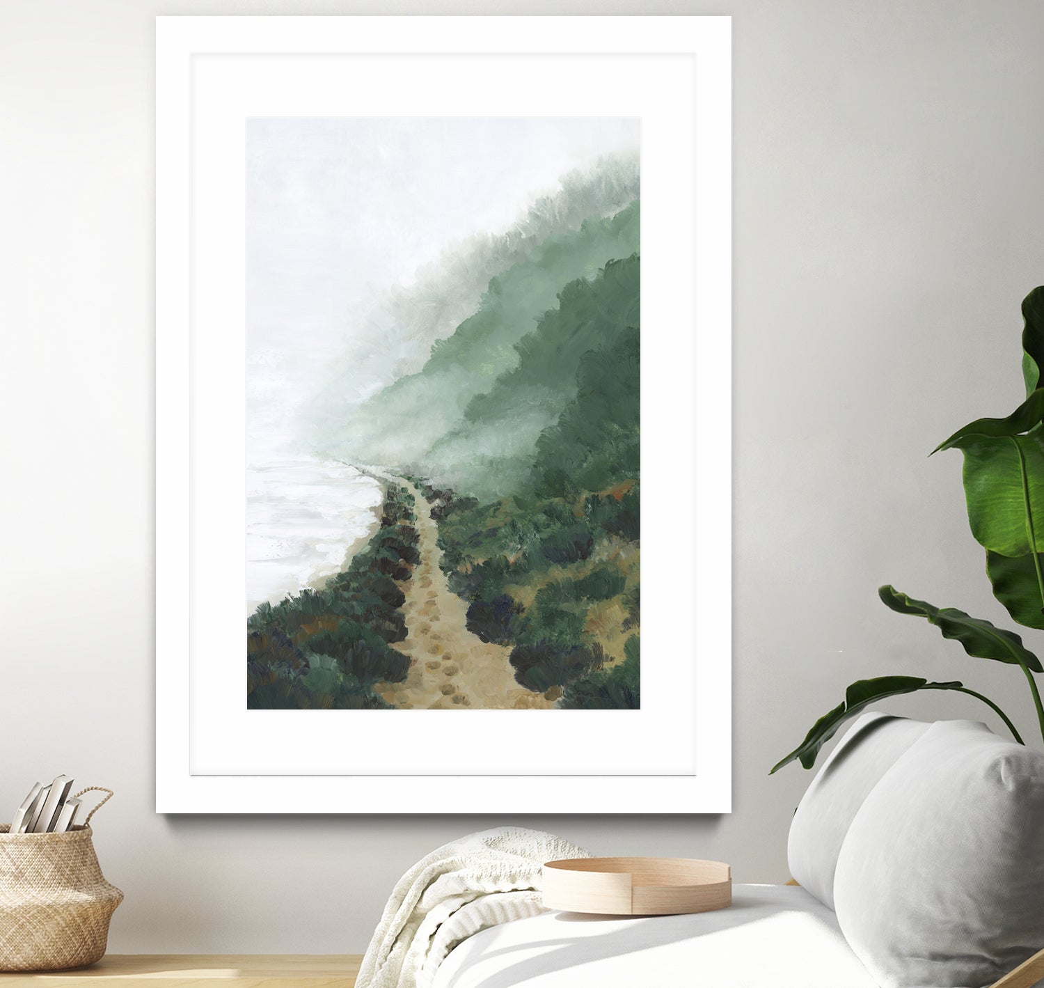 Edge in the fog by Rosana Laiz Blursbyai on GIANT ART - landscape landscape