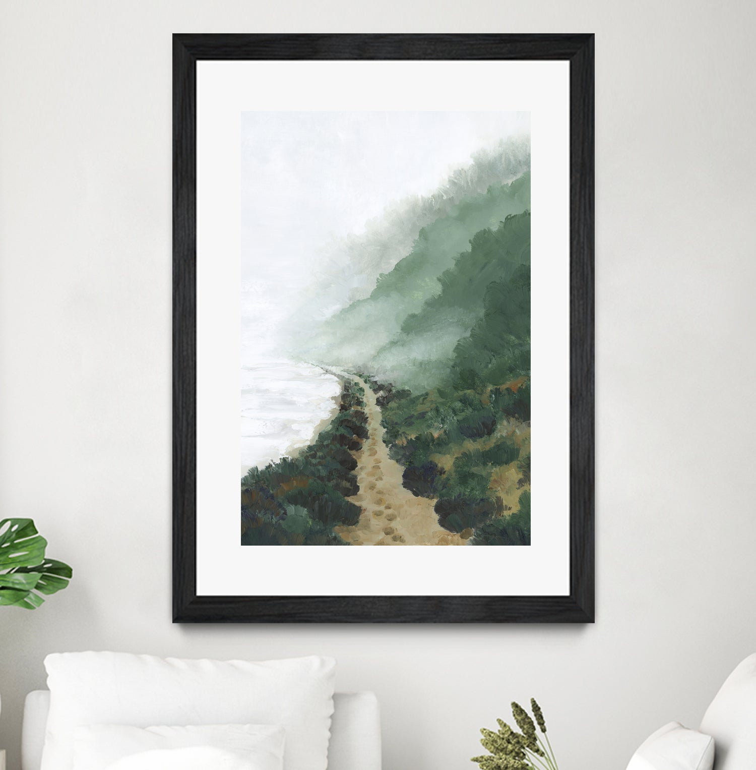 Edge in the fog by Rosana Laiz Blursbyai on GIANT ART - landscape landscape