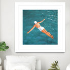 High Diver Above Water by Sarah Morrissette on GIANT ART - landscape woman