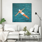 High Diver Above Water by Sarah Morrissette on GIANT ART - landscape woman