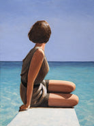 Sea View by Sarah Morrissette on GIANT ART - figuative looking away