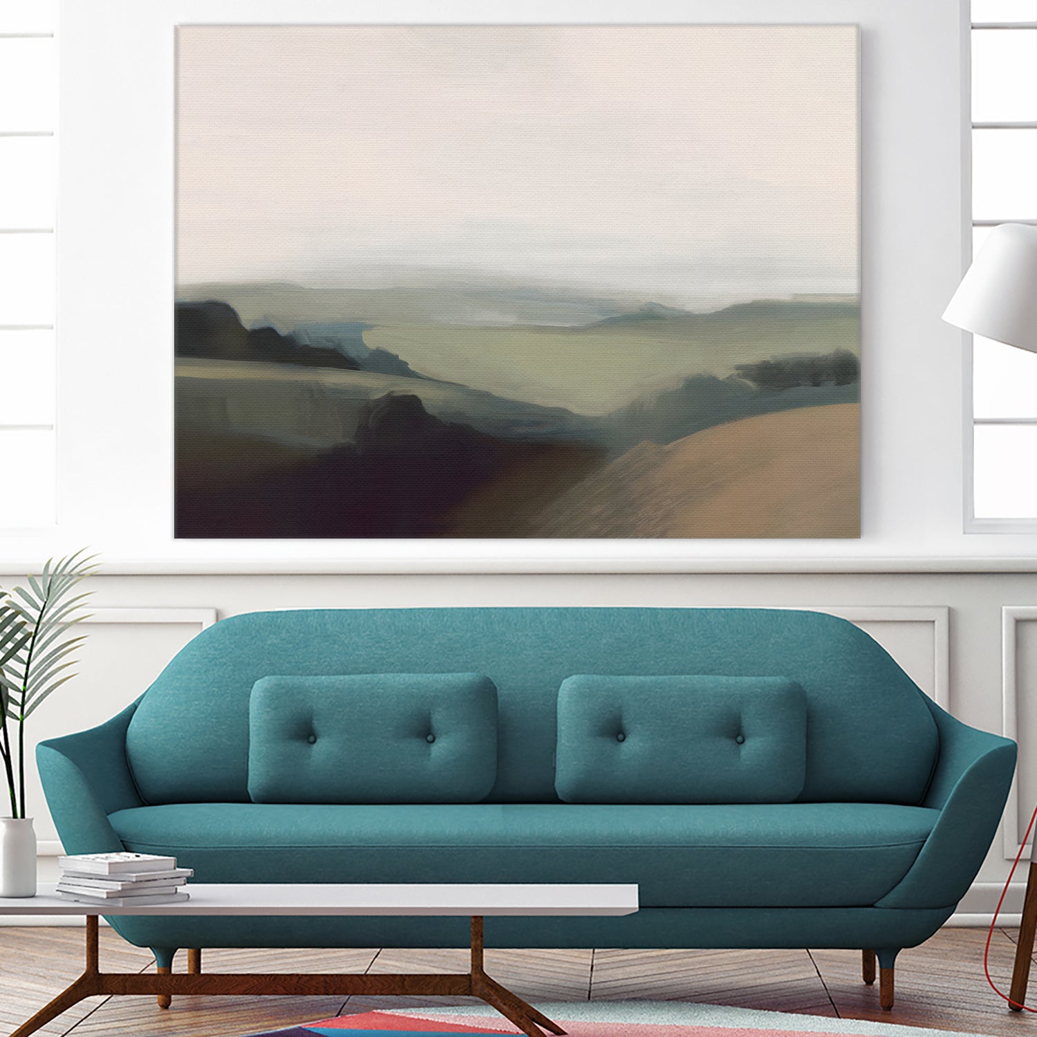 Abstract Landscape 02 by Roseanne Kenny on GIANT ART - abstract sky