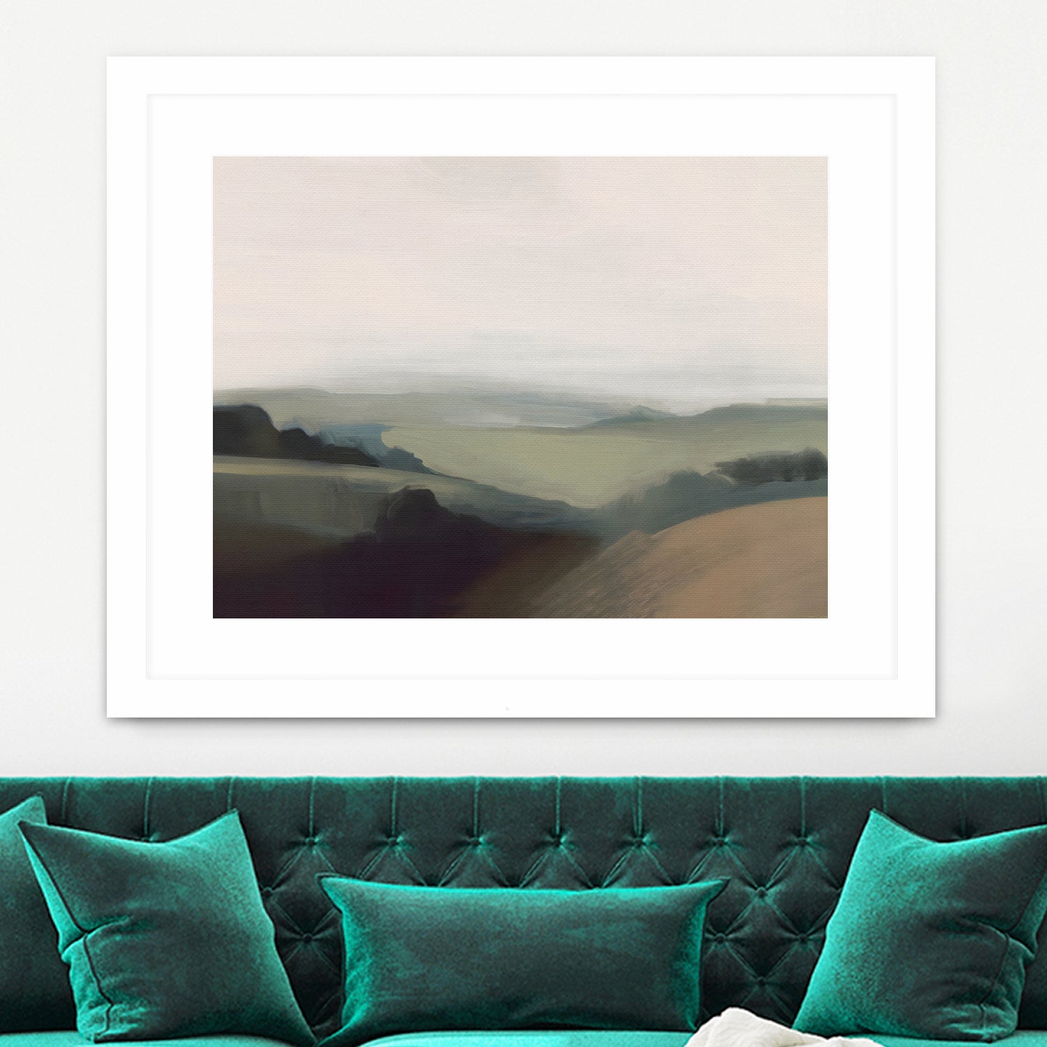 Abstract Landscape 02 by Roseanne Kenny on GIANT ART - abstract sky