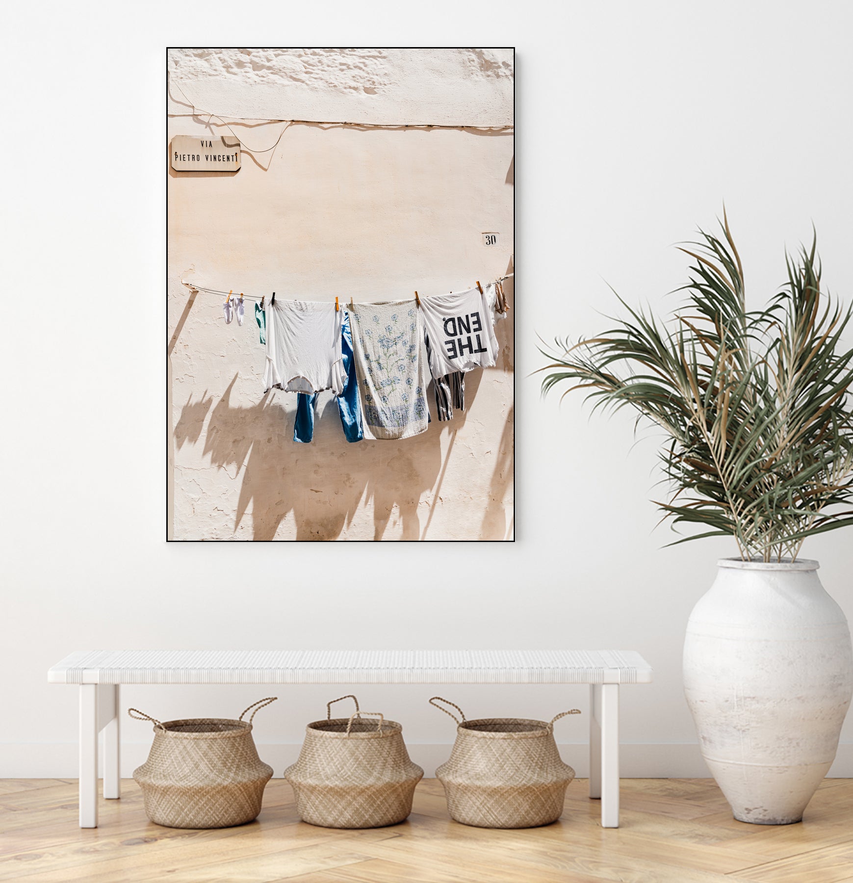 Laundry at the wall by Photolovers on GIANT ART - 