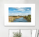 River of Reeds, Botswana by Jenna Alheit on GIANT ART - green landscape 