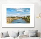 River of Reeds, Botswana by Jenna Alheit on GIANT ART - green landscape 