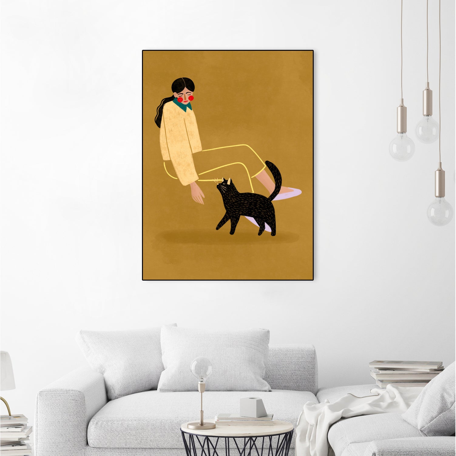 Cat Mum by Bea Muller on GIANT ART - figurative cat