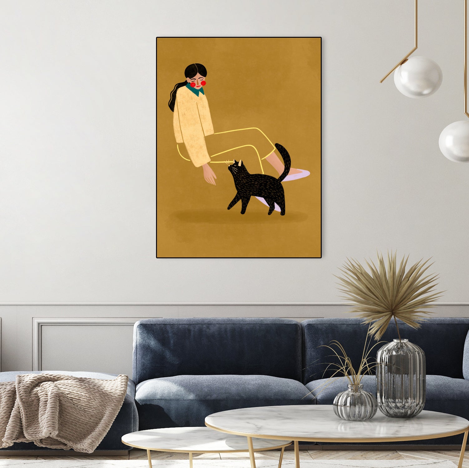 Cat Mum by Bea Muller on GIANT ART - figurative cat