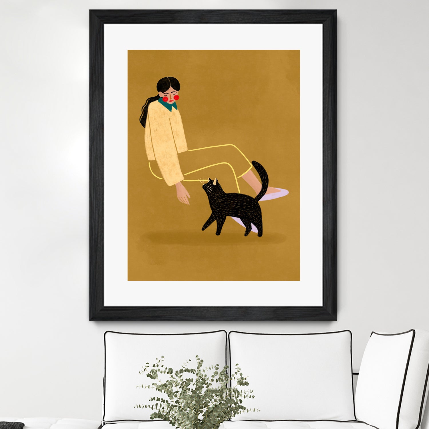 Cat Mum by Bea Muller on GIANT ART - figurative cat