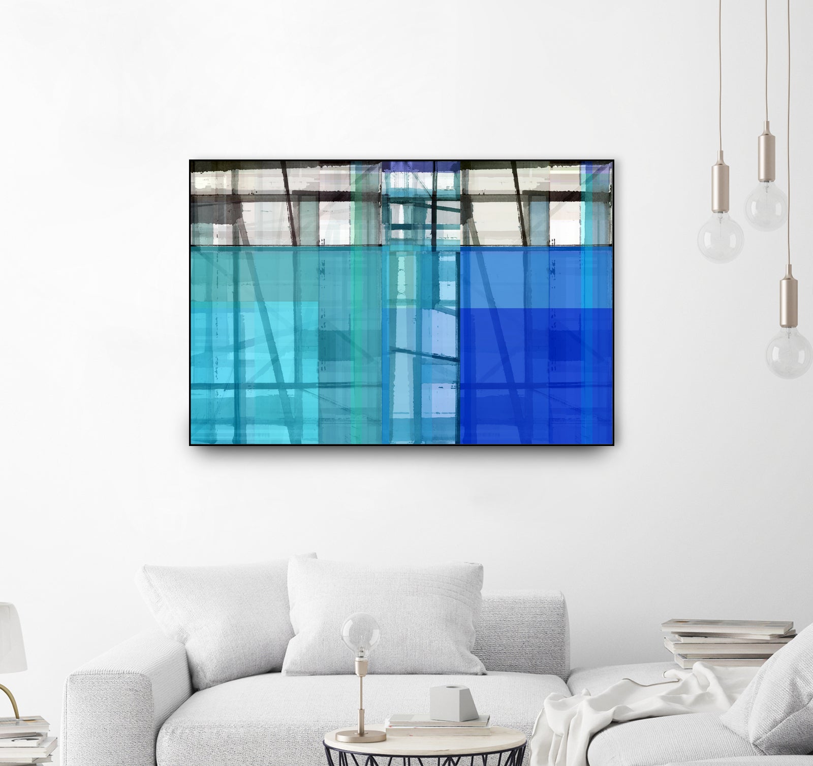 Living By The Ocean 1 by Cartissi on GIANT ART - blue abstract