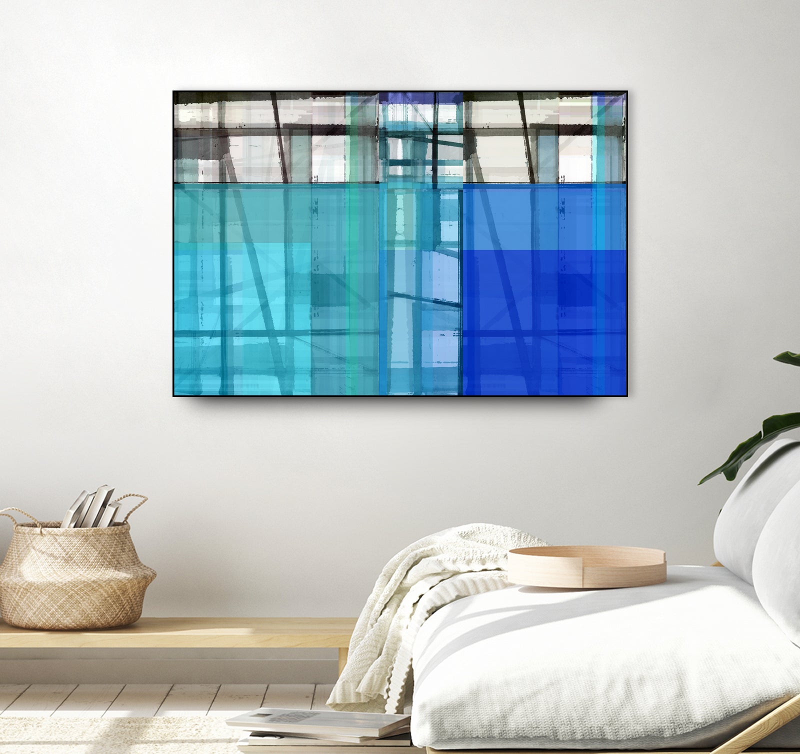 Living By The Ocean 1 by Cartissi on GIANT ART - blue abstract