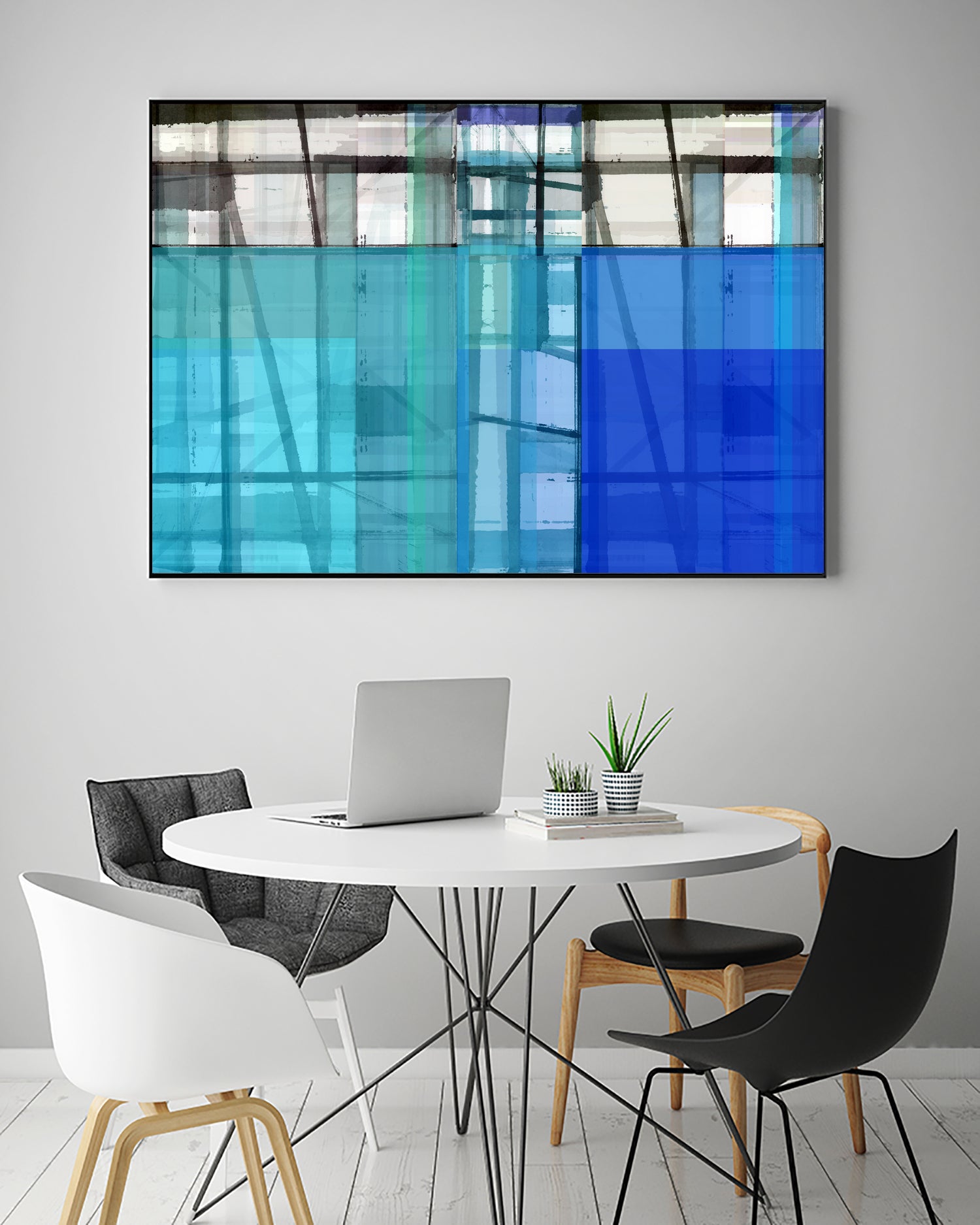 Living By The Ocean 1 by Cartissi on GIANT ART - blue abstract