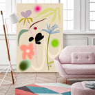 QUIET FLOWERS DANCE by Sandra Poliakov on GIANT ART - flowers and plants drawing