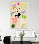 QUIET FLOWERS DANCE by Sandra Poliakov on GIANT ART - flowers and plants drawing