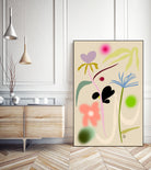 QUIET FLOWERS DANCE by Sandra Poliakov on GIANT ART - flowers and plants drawing