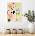 QUIET FLOWERS DANCE by Sandra Poliakov on GIANT ART - flowers and plants drawing