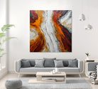 Fiery Orange And Red Hues by Alpenglow Workshop on GIANT ART - abstract abstract art
