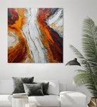 Fiery Orange And Red Hues by Alpenglow Workshop on GIANT ART - abstract abstract art