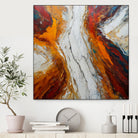 Fiery Orange And Red Hues by Alpenglow Workshop on GIANT ART - abstract abstract art