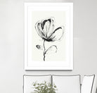 Petal Sketch Essence by Santhosh ch on GIANT ART - flowers and plants minimalist flower illustration