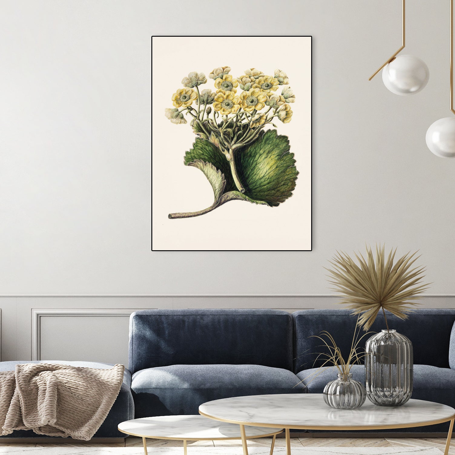 Korikor Drawn By Sarah Featon (1848a¬Ä¬ì1927 by Sarah Featon on GIANT ART - flowers and plants vintage botanical