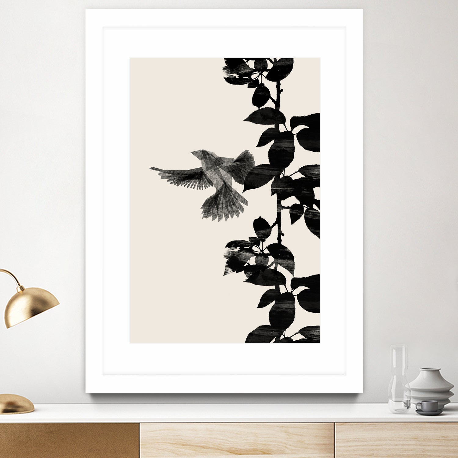 Bird Botanical a 20x30 by Danushka Abeygoda on GIANT ART -   
