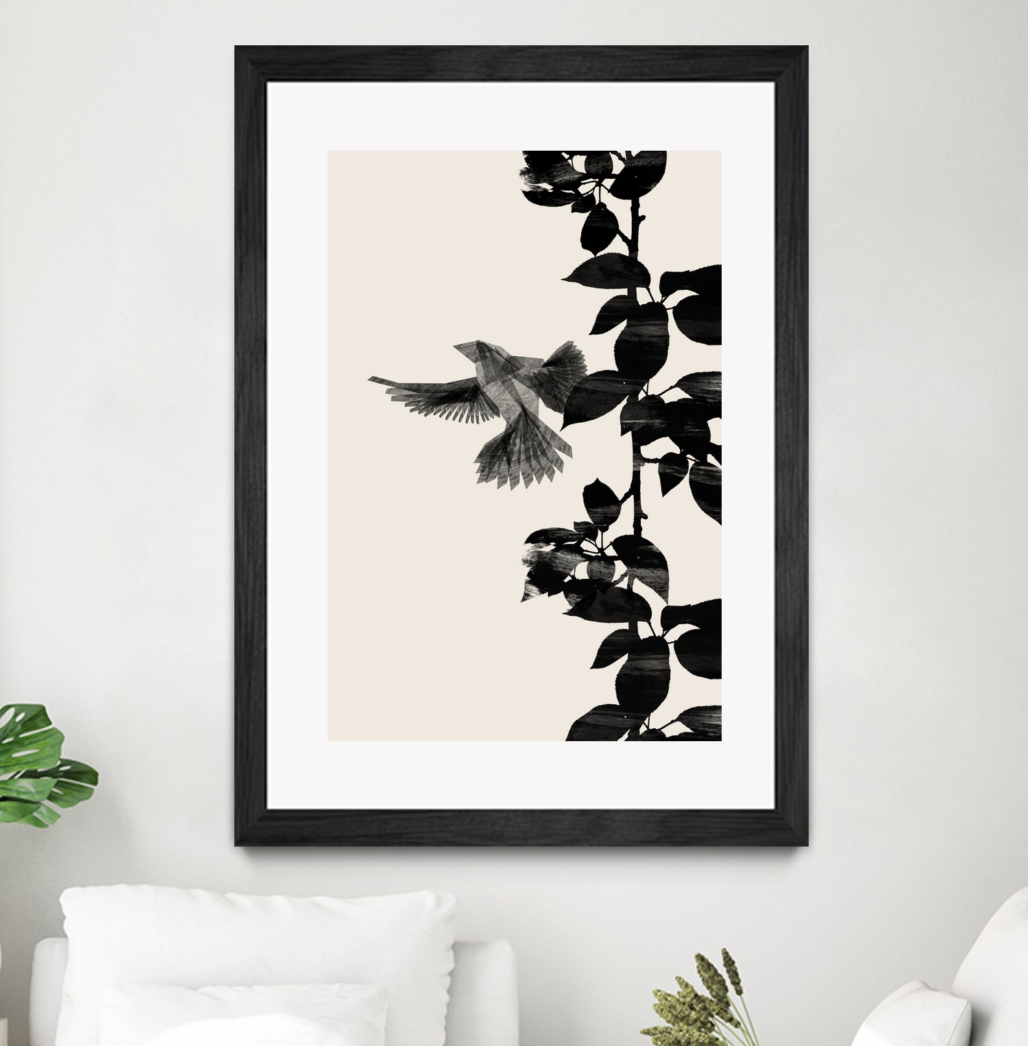 Bird Botanical a 20x30 by Danushka Abeygoda on GIANT ART -   