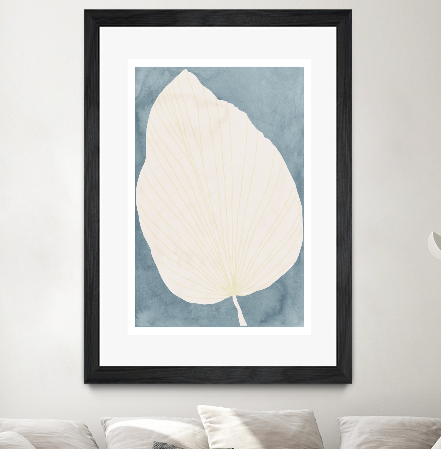 Illustration Of A Large Leaf by Casa cartissi on GIANT ART - illustration minimalist art