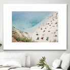 Tropea beach in Italy by Photolovers on GIANT ART - umbrella photography umbrella