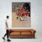 Bouquet With Beige Vase by Janel Bragg on GIANT ART - illustrations botanical illustrations