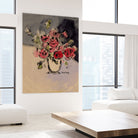 Bouquet With Beige Vase by Janel Bragg on GIANT ART - illustrations botanical illustrations