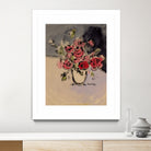 Bouquet With Beige Vase by Janel Bragg on GIANT ART - illustrations botanical illustrations