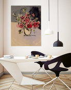 Bouquet With Beige Vase by Janel Bragg on GIANT ART - illustrations botanical illustrations