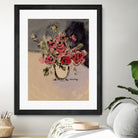Bouquet With Beige Vase by Janel Bragg on GIANT ART - illustrations botanical illustrations
