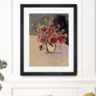 Bouquet With Beige Vase by Janel Bragg on GIANT ART - illustrations botanical illustrations