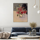 Bouquet With Beige Vase by Janel Bragg on GIANT ART - illustrations botanical illustrations