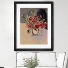Bouquet With Beige Vase by Janel Bragg on GIANT ART - illustrations botanical illustrations